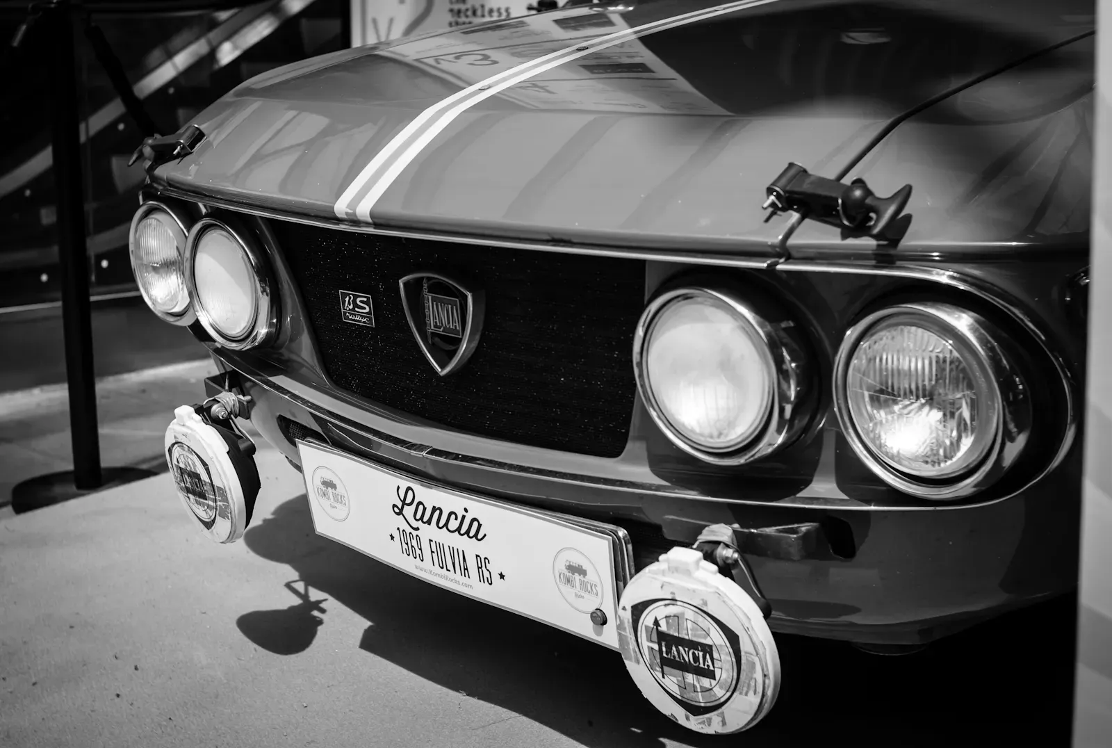 front of a Lancia