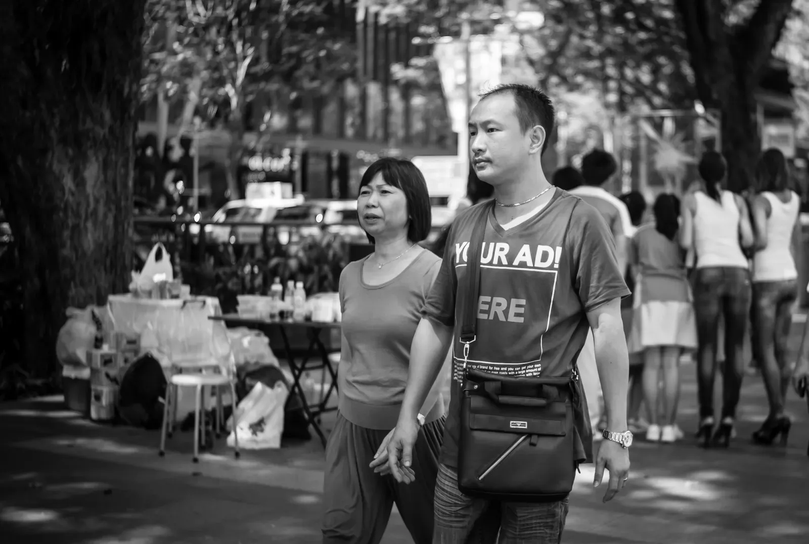 man wearing a t-shirt that days 