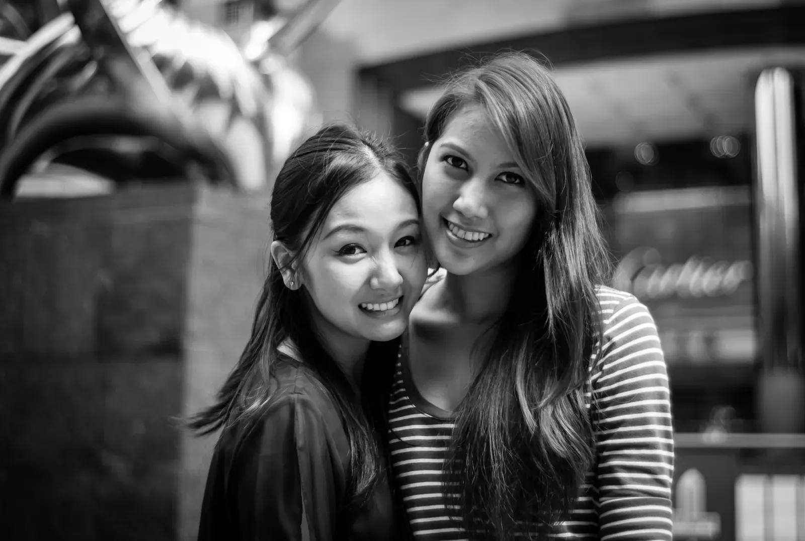 Two women in Orchard Road