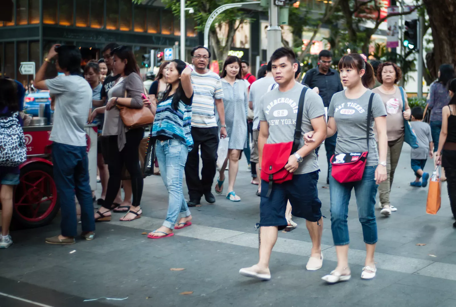 T-shirts. Twin shirts.