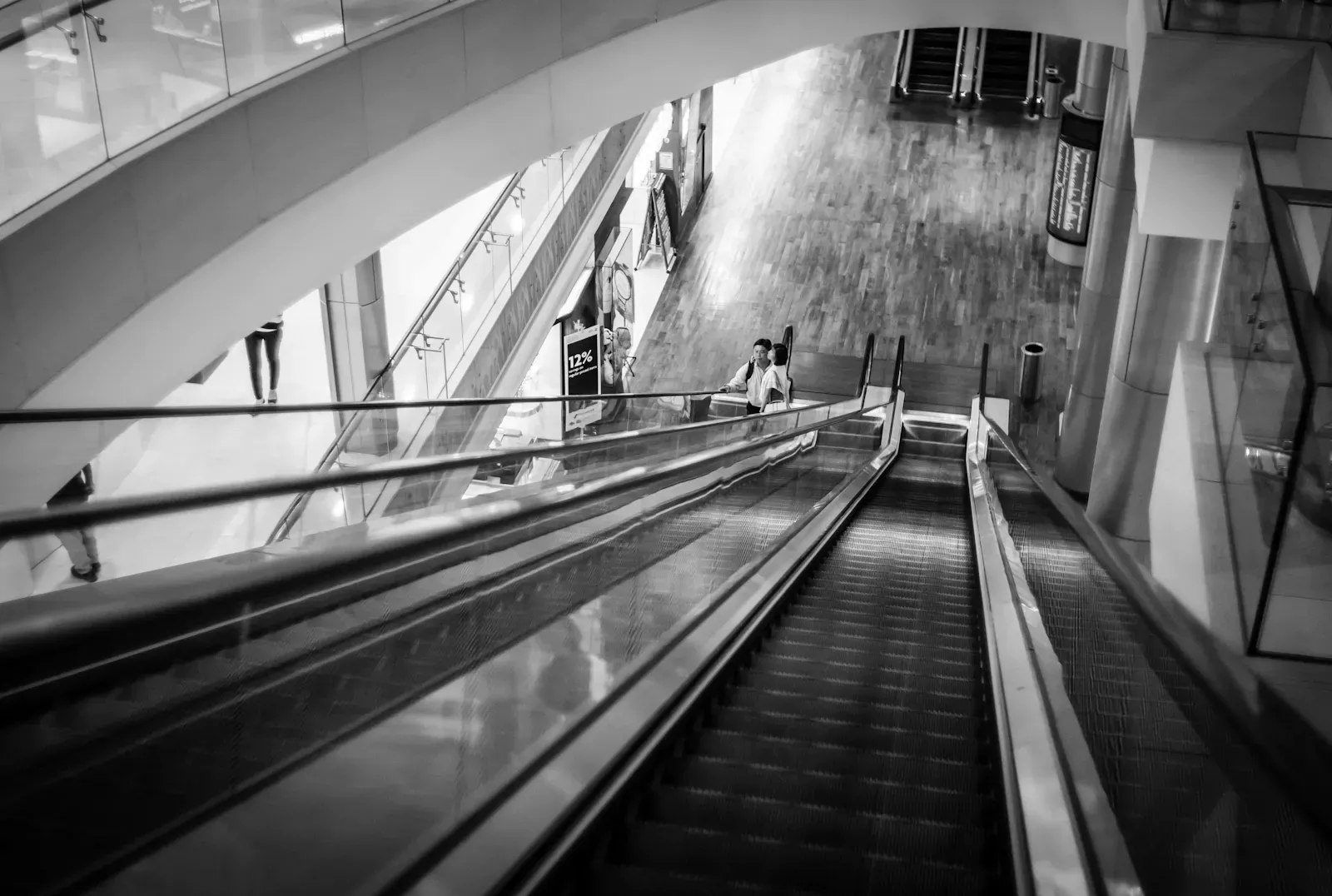 Escalators in ION Orchard