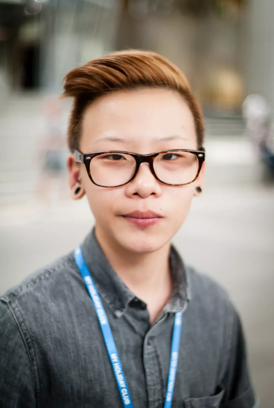 A teenager along Orchard Road