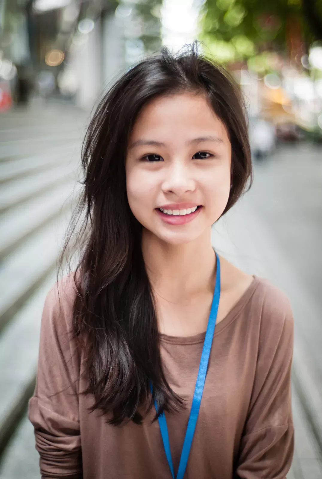 Teenager along Orchard Road