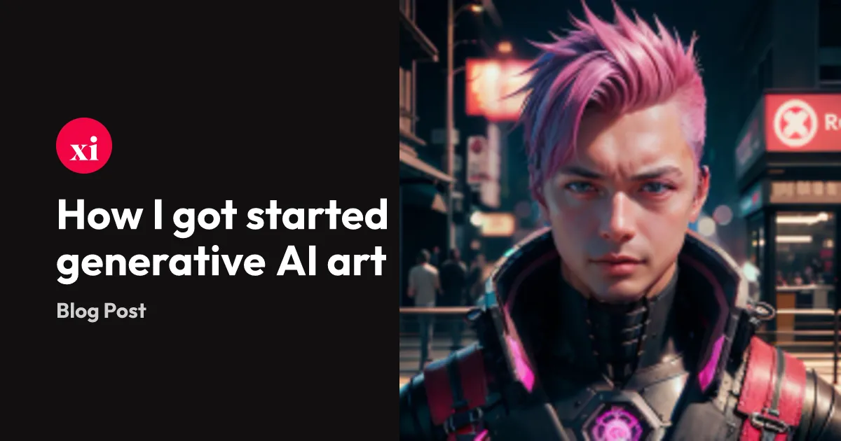How I got started in generative AI art